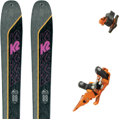 comparer et trouver le meilleur prix du ski K2 Rando talkback 88 + oazo gris/noir sur Sportadvice