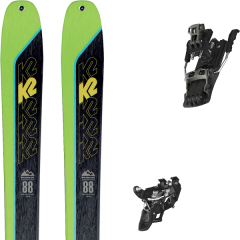 comparer et trouver le meilleur prix du ski K2 Rando wayback 88 + backland tour black/gunmetal 90 vert/noir sur Sportadvice