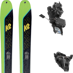 comparer et trouver le meilleur prix du ski K2 Rando wayback 88 + st rotation 10 90mm black ks vert/noir sur Sportadvice