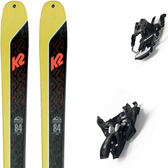 comparer et trouver le meilleur prix du ski K2 Rando wayback 84 + alpinist 9 long travel 90mm black/ium jaune/noir sur Sportadvice