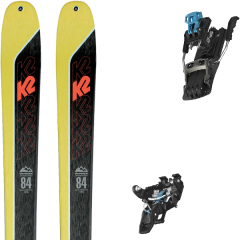 comparer et trouver le meilleur prix du ski K2 Rando wayback 84 + mtn tour black/blue g90 jaune/noir sur Sportadvice