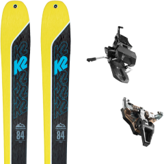 comparer et trouver le meilleur prix du ski K2 Rando talkback 84 + st radical turn 85 black jaune/noir sur Sportadvice