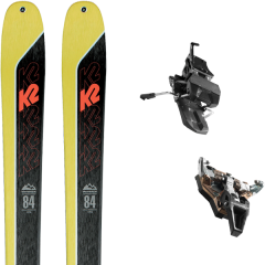 comparer et trouver le meilleur prix du ski K2 Rando wayback 84 + st radical turn 85 black jaune/noir sur Sportadvice