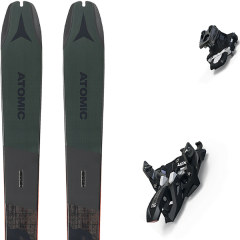comparer et trouver le meilleur prix du ski Atomic Rando backland 95 green/black + alpinist 9 black/ium noir/vert sur Sportadvice