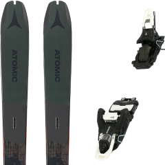comparer et trouver le meilleur prix du ski Atomic Rando backland 95 green/black + shift mnc 13 jet black/white 100 noir/vert sur Sportadvice