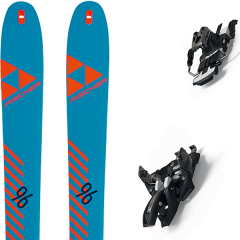 comparer et trouver le meilleur prix du ski Fischer Rando hannibal 96 carbon + alpinist 9 long travel 105mm black/ium bleu sur Sportadvice