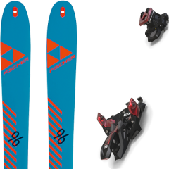 comparer et trouver le meilleur prix du ski Fischer Rando hannibal 96 carbon + alpinist 12 black/red bleu sur Sportadvice