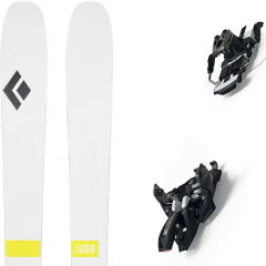 comparer et trouver le meilleur prix du ski Black Diamond Rando helio recon 88 + alpinist 9 long travel 90mm black/ium blanc/noir/jaune sur Sportadvice