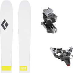 comparer et trouver le meilleur prix du ski Black Diamond Rando helio recon 88 + speed radical silver blanc/noir/jaune sur Sportadvice