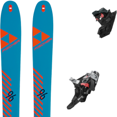 comparer et trouver le meilleur prix du ski Fischer Rando hannibal 96 carbon + fritschi xenic 10 bleu sur Sportadvice