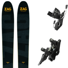 comparer et trouver le meilleur prix du ski Zag Rando bakan + yak 14 stopper 115 black 19 noir/jaune sur Sportadvice