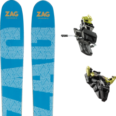 comparer et trouver le meilleur prix du ski Zag Rando ubac 89 lady + st radical 92 mm yellow 19 bleu sur Sportadvice