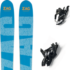 comparer et trouver le meilleur prix du ski Zag Rando ubac 89 lady + alpinist 9 long travel 90mm black/ium bleu sur Sportadvice