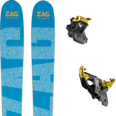 comparer et trouver le meilleur prix du ski Zag Rando ubac 89 lady + tlt speedfit 10 alu yellow/black bleu sur Sportadvice