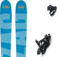 comparer et trouver le meilleur prix du ski Zag Rando ubac 89 lady + alpinist 12 black/ium bleu sur Sportadvice