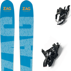 comparer et trouver le meilleur prix du ski Zag Rando ubac 89 lady + alpinist 12 long travel 90mm black/ium bleu sur Sportadvice