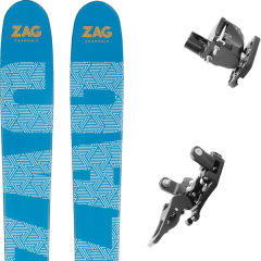 comparer et trouver le meilleur prix du ski Zag Rando ubac 89 lady + guide 12 noir bleu sur Sportadvice