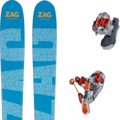 comparer et trouver le meilleur prix du ski Zag Rando ubac 89 lady + ion lt 12 with leash bleu sur Sportadvice