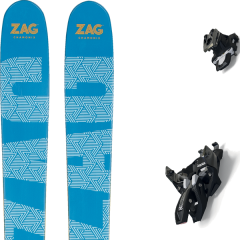 comparer et trouver le meilleur prix du ski Zag Rando ubac 89 lady + alpinist 8 black/ium bleu sur Sportadvice