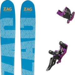comparer et trouver le meilleur prix du ski Zag Rando ubac 89 lady + guide 7 violet bleu sur Sportadvice