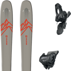 comparer et trouver le meilleur prix du ski Salomon Alpin qst 85 grey/orange + tyrolia attack 11 gw brake 90 l solid black gris sur Sportadvice