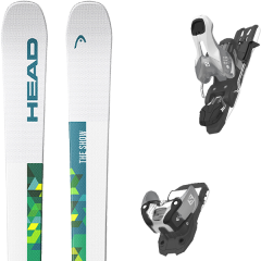 comparer et trouver le meilleur prix du ski Head Alpin the show wh/nge + warden 11 n silver/black l90 19 blanc/vert sur Sportadvice