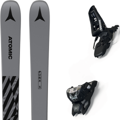 comparer et trouver le meilleur prix du ski Atomic Alpin punx five + squire 11 id black gris sur Sportadvice