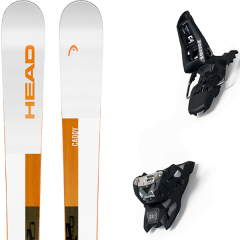 comparer et trouver le meilleur prix du ski Head Alpin caddy wh/or + squire 11 id black blanc/orange sur Sportadvice