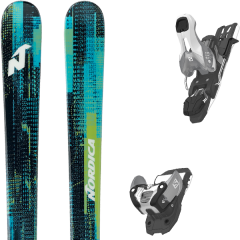 comparer et trouver le meilleur prix du ski Nordica Alpin soul r 84 + warden 11 n silver/black l90 bleu/vert sur Sportadvice