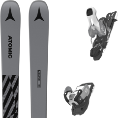 comparer et trouver le meilleur prix du ski Atomic Alpin punx five + warden 11 n silver/black l90 19 gris sur Sportadvice