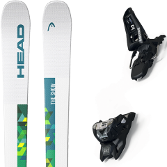 comparer et trouver le meilleur prix du ski Head Alpin the show wh/nge + squire 11 id black blanc/vert sur Sportadvice