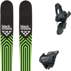 comparer et trouver le meilleur prix du ski Black Crows Alpin captis + tyrolia attack 11 gw brake 90 l solid black vert/noir sur Sportadvice