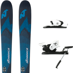 comparer et trouver le meilleur prix du ski Nordica Alpin navigator 85 + z12 b90 white/black bleu/noir sur Sportadvice