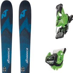 comparer et trouver le meilleur prix du ski Nordica Alpin navigator 85 + tyrolia attack 13 gw brake 95 a green 19 bleu/noir sur Sportadvice