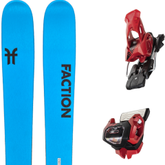 comparer et trouver le meilleur prix du ski Faction Alpin 1.0 + tyrolia attack 13 gw brake 95 a red 19 bleu sur Sportadvice