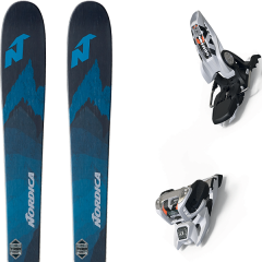 comparer et trouver le meilleur prix du ski Nordica Alpin navigator 85 + griffon 13 id white bleu/noir sur Sportadvice