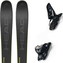 comparer et trouver le meilleur prix du ski Head Alpin kore 93 + squire 11 id black gris sur Sportadvice